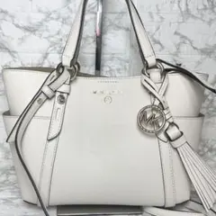 ★マイケルコース　バッグ　2way フリンジコンバーチブル グラブトートチャーム