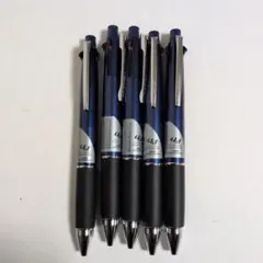 Uni Jetstream 4&1 ボールペンセット0.7☆５本セットネイビー