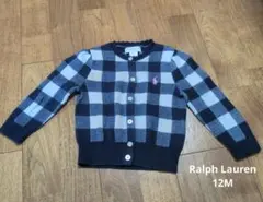 Ralph Lauren ラルフローレン ギンガムチェック カーディガン
