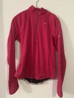 Nike DRI-FIT ピンク ハーフジップ トップス