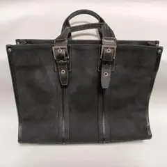 アニエスべー　ハンドバック　レザーキャンパス　黒