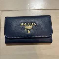 ❤️PRADA ❤️プラダ❤️キーケース❤️6連❤️ゴールドロゴ❤️サフィアーノレザー❤️