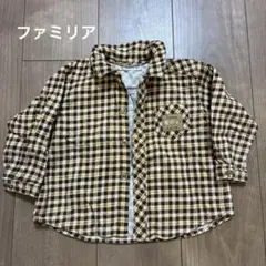 Familiar チェック柄シャツ 80㎝