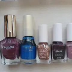 ネイルまとめ売り　pa CANMAKEなど８本