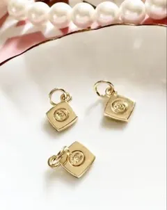 CHANEL 贈品吊飾 金色 迷你小尺寸
