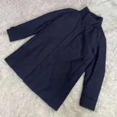 極美品　UNIQLO ハイブリットダウンコート　ネイビー　メンズ　Mサイズのサムネイル