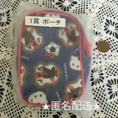 未使用 サンリオくじ ハローキティー JFA サッカー コラボポーチ