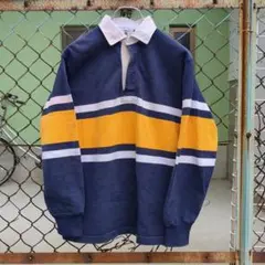 80s 90s バーバリアン　ラガーシャツ　旧タグ