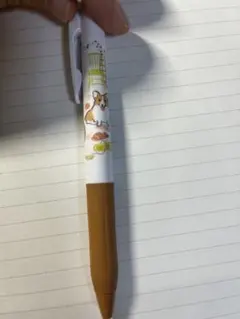 ゼブラ サラサクリップ コーギー柄 キャメルイエロー