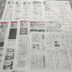 小学4年生　見直しシート　10枚