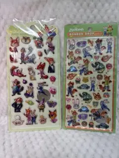 ズートピア ボンボンドロップシール ポップシールセット 2シート