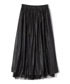 ships チュール リバーシブル ギャザー スカート