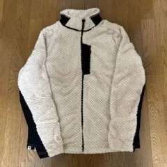 ワークワン　フリース　Mホワイトダイヤフリース裏アルミジャケット