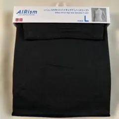 エアリズムUVカットハイネックＴ（ノースリーブ）ブラックLサイズ新品