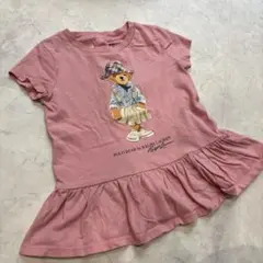 ラルフローレン　ポロベア　ペプラム　Tシャツ　女の子　ガールズ