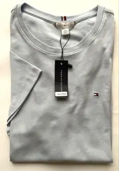 新品未使用 TOMMY HILFIGER レディース 半袖Tシャツ ライトブルーのサムネイル