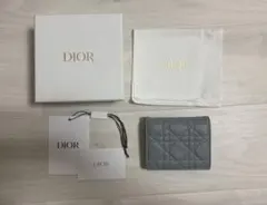 DIOR カナージュ 二つ折り財布 レディ ディオールGardeniaウォレットのサムネイル