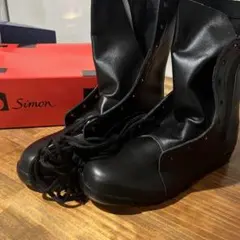 清水商工 ANGEL SHOES 安全靴 5801 黒 26.0 消防 編上げ - メルカリ