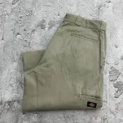 さ*な様 ディッキーズ　ダブルニーワークパンツ　W38　カーキ　古着