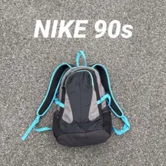 NIKE 90s backpack archive y2k 刺繍 ターコイズ