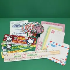 キティグッズまとめ売り ステッカー レター　マグネット 割り箸　ハローキティ