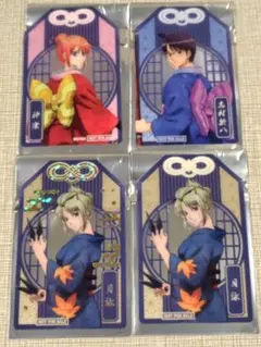 【レアあり】銀魂 namco 特典 クリアシート 4枚セット