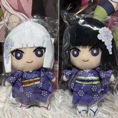 ⭐️希少⭐️鬼滅の刃chibiぬい♡ 白髪＊黒髪