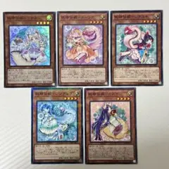 210 遊戯王 妖精伝姫ーラチカ ターリア シラユキ シンデレラ カグヤ 5枚