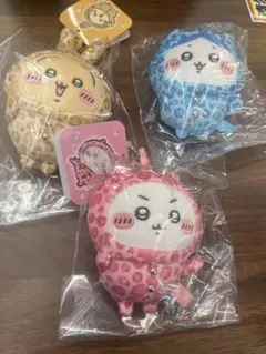 ドン・キホーテ ちいかわ ヒョウ柄パジャマなマスコット 3点セット