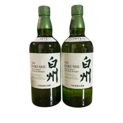 サントリー シングルモルト 白州 700ml 2本セット - メルカリ