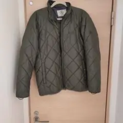 AIGLE オリーブ キルティングダウンジャケット Lサイズ