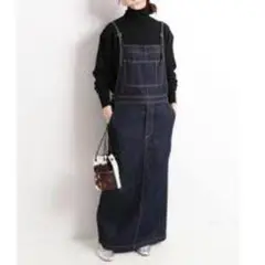 スローブイエナSLOBE IENA デニムジャンパースカート ワンピース