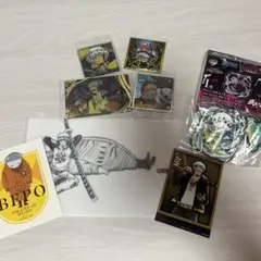 トラファルガー・ローまとめ売り シール キーホルダー カード