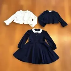 卒園式　入学式　組曲　ワンピース　ジャケット　3点セット110 120