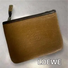 LOEWE ロエベ ポーチ アナグラム レザー ブラウン ヴィンテージ　コスメのサムネイル