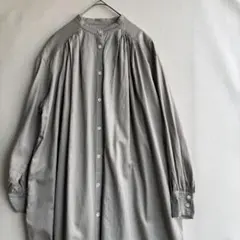 ジャーナルスタンダード コットンサテン　ギャザーワンピース M ロング　マキシ