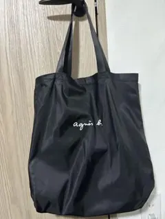 agnes b. アニエスベー　トートバッグ/ナイロン/BLK/PAS27-01