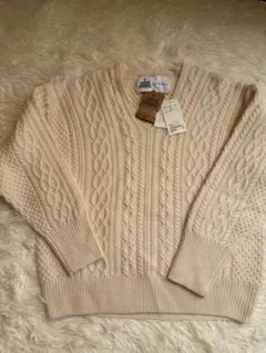 新品⭐️HAMILTON LAMBSWOOL Vネックセーター