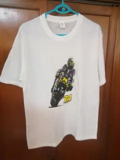 Daijiro Kato 티셔츠, 화이트, 라지, 앞면 프린트, 새 제품, 미사용