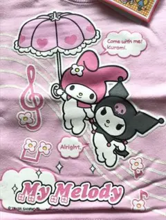 マイメロディ　裏起毛 トレーナー　80サイズ　ピンク　タグ付き　未着用品