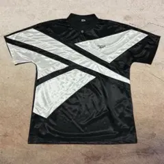 Reebok ベクター ゲームシャツ XL 黒白 00s オーバーサイズのサムネイル