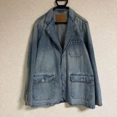 リーバイス デニム ブレザー ジャケット ミディアムインディゴ XL相当