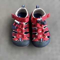 KEEN レッド メッシュサンダル 15センチ