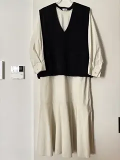 定価10450 ローリーズファーム　ベスト付きワンピース