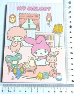 昭和レトロ柄あり　マイメロディ　ボリューム　メモ　平成レトロ　サンリオ　メモ帳