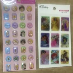 ディズニープリンセス 3Dシール ストーンシール
