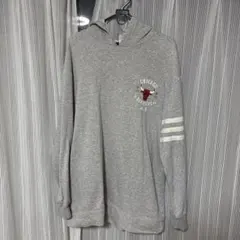 adidas Chicago Bulls パーカー XO グレー