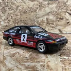 MTECH 1/43 トヨタ トレノ ADVAN CARROT ミニカー土屋圭市のサムネイル