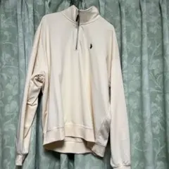 USポロアッスン　ハーフジップ