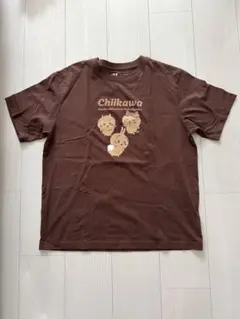 ちいかわ Tシャツ ダークブラウン XLサイズ UT
